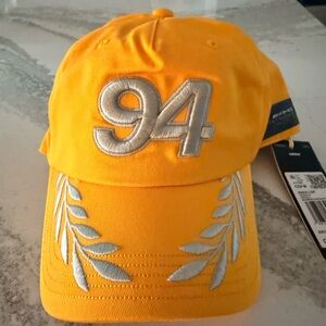 adidas Orange AMG Petronas Race Cap with Silver Logo Accents